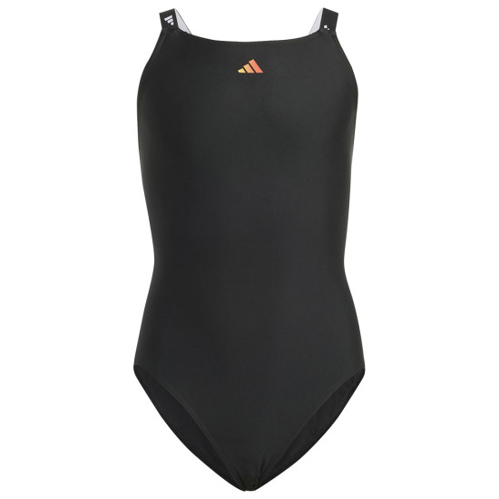 Adidas Παιδικό ολόσωμο μαγιό 3 Bar Logo Swimsuit